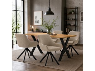 Ensemble table rectangulaire  4 chaise(s)  <strong>GOEURVANT</strong> <strong></strong> 