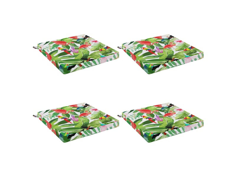  Lot de 4 coussins de siège, coussins d'assise soest 100 % polyester cf60208  - Conforama A