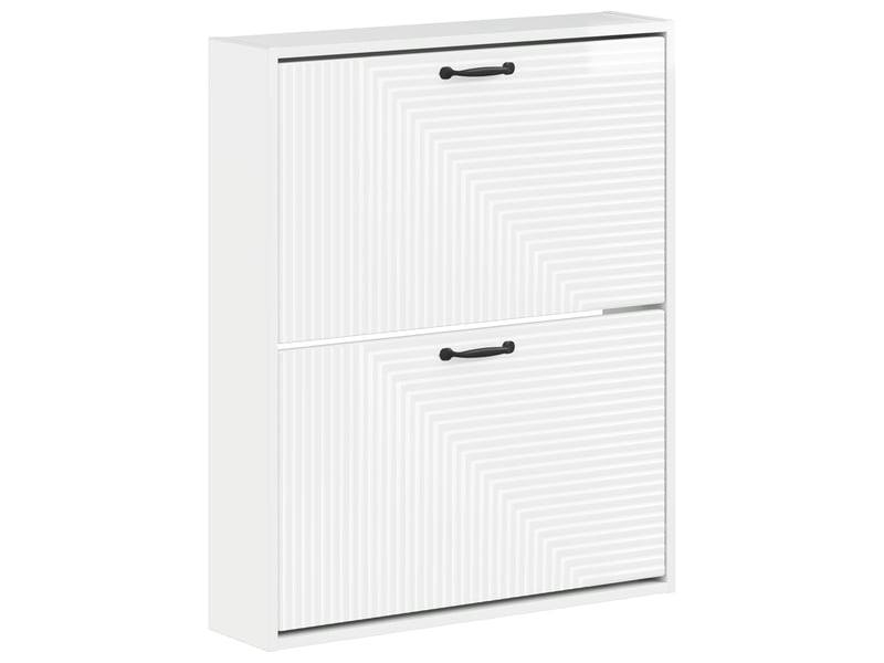  Meuble à chaussures mural, armoire à chaussures haarlem 71x17x86 cm shl2021  - Conforama A