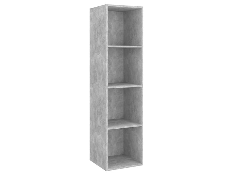  Lot de 2 meuble tv mural, meuble tv suspendu gris béton bois d'ingénierie shl29019  - Conforama D