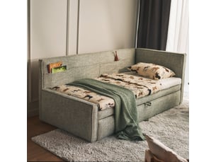 Lit 2 places 90x200 cm SELSEY  Nesmi coloris vert