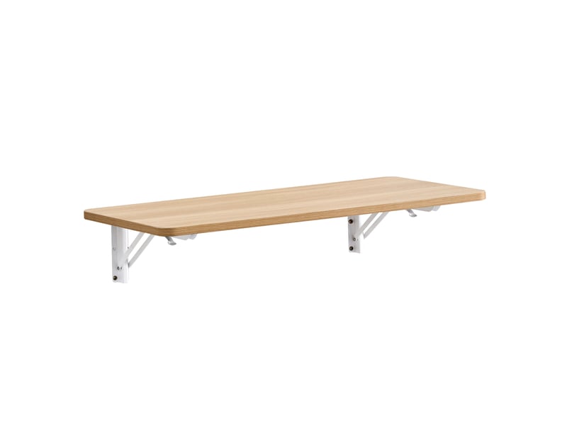  Table pliante murale 80x40x16.5 cm effet bois  - Conforama A