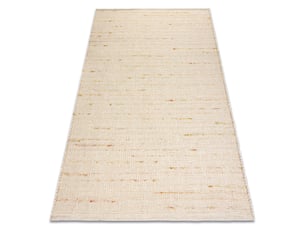 Tapis nepal pastel drops crème mélange - laine, double face, naturel 200x300 cm