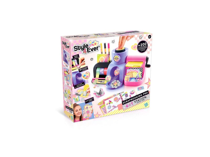  Studio scrapbooking 4 en 1 découpe relief et stickers 3d CTOFG375 - Conforama A