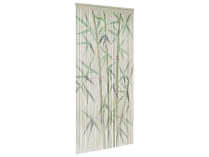 Rideau anti-insectes, moustiquaire imprimé bambou 100x200 cm cf43483