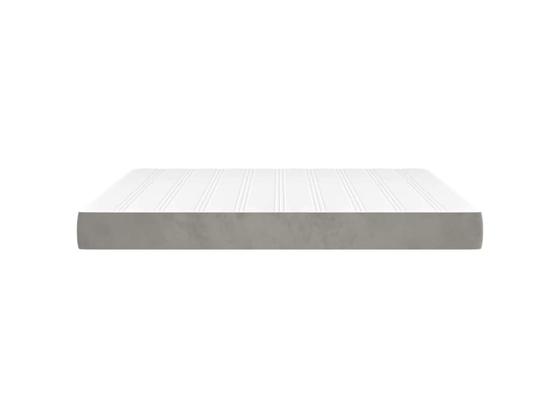 Matelas de lit à ressorts ensachés fermeté moyenne gris clair 180x200x20 cm shl706 - Conforama D