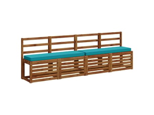 Coussin de banc, coussin d'assise, coussin pour chaisecanapé 1 pièce vught 100 % polyester turquoise cf52317