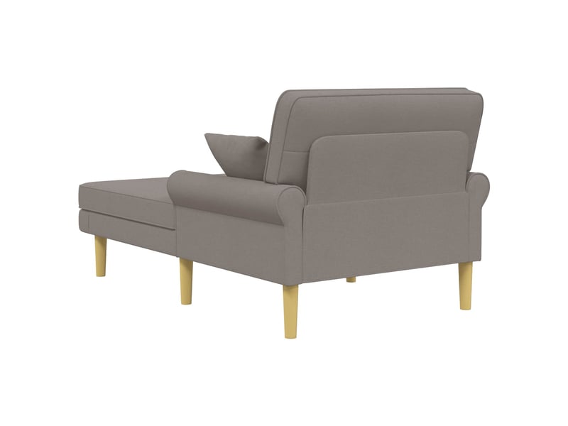 Vidaxl méridienne taupe tissu - Conforama E