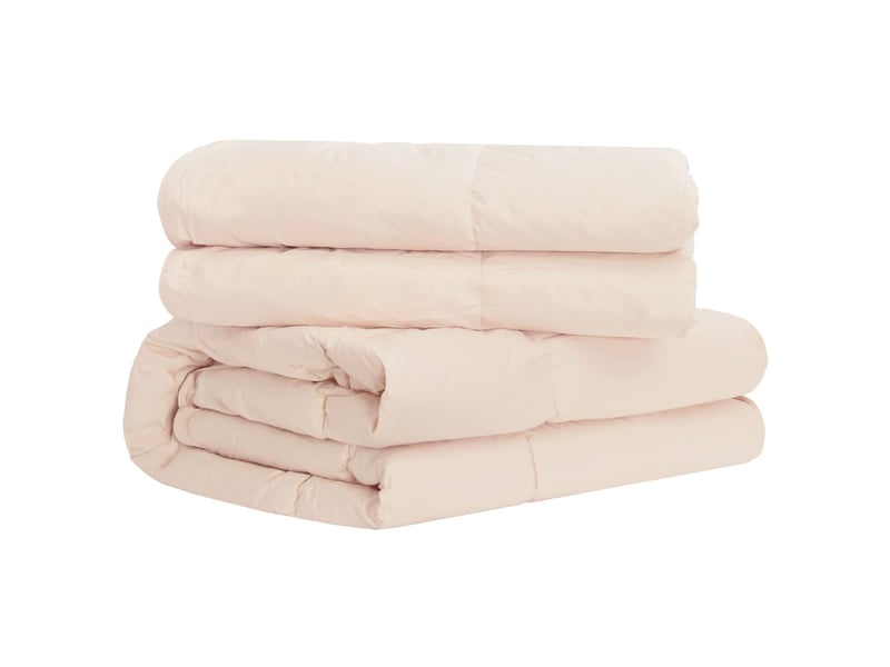  Ensemble de duvet 2 pcs - couette 200 x 220 cm kapok et polyester beige  - Conforama E