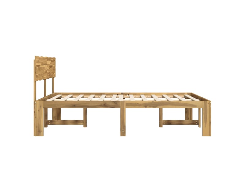  Lit double- lit adulte -  cadre de lit double avec tête de lit rostock blanc 135 x 190 cm  - Conforama D