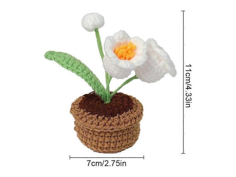  Muguet artificiel crocheté, fleurs artificielles, bouquets pour la maison, mariage et fêteblanc  - Conforama D