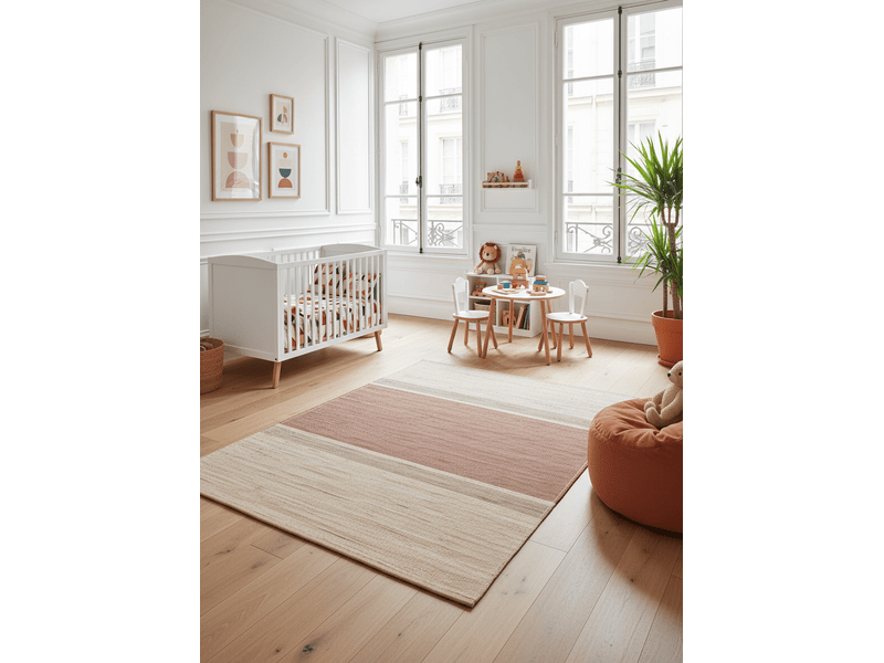  Tapis design en jute tissé main cigale - 160x230 cm  - Conforama C