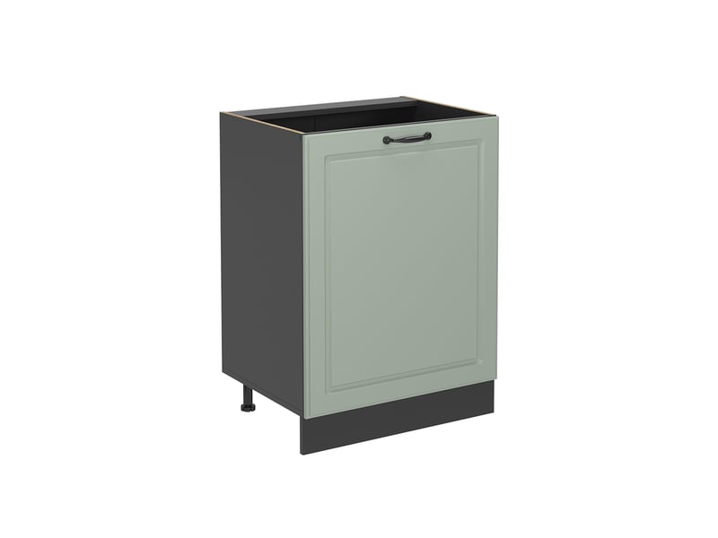  Vicco meuble bas de cuisine, mint campagneanthracite, 60cm avec 1 porte sans plan de travail  - Conforama A