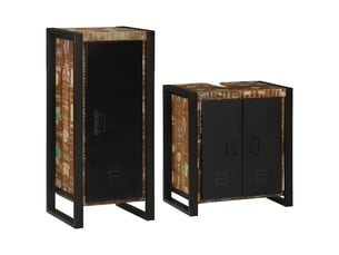 Ensemble de mobilier de salle de bain 2 pièces multicolore cf64236