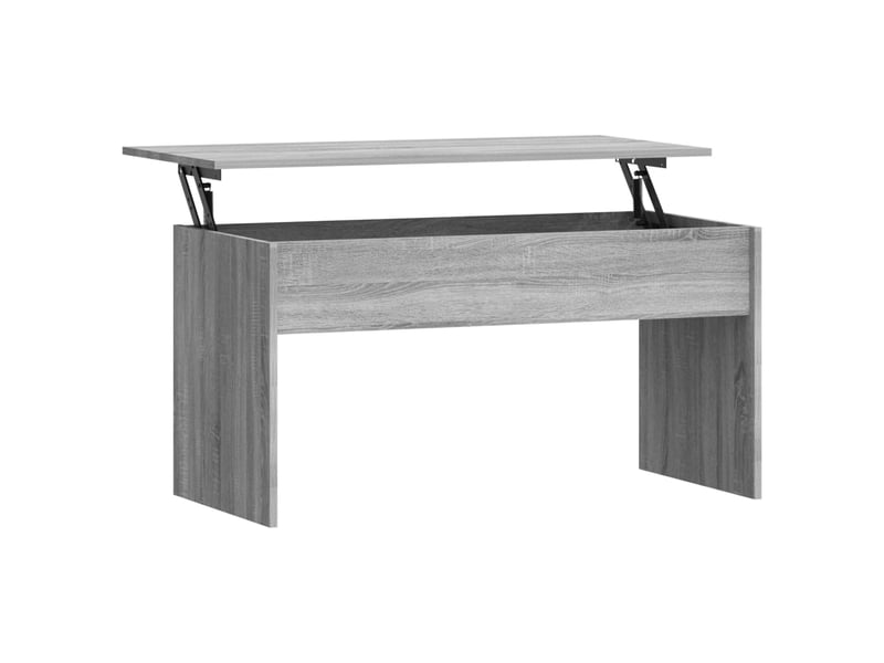  Table basse rectangulaire | table de salon sonoma gris 102x50,5x52,5 cm bois d'ingénierie  - Conforama A