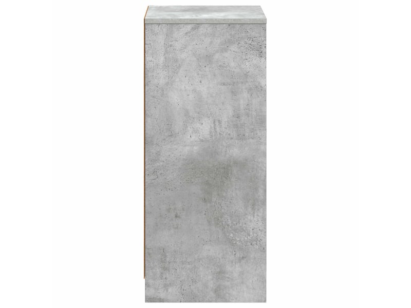  Armoire de salle de bain, meuble de rangement gris béton 35x36.5x85 cm  - Conforama D