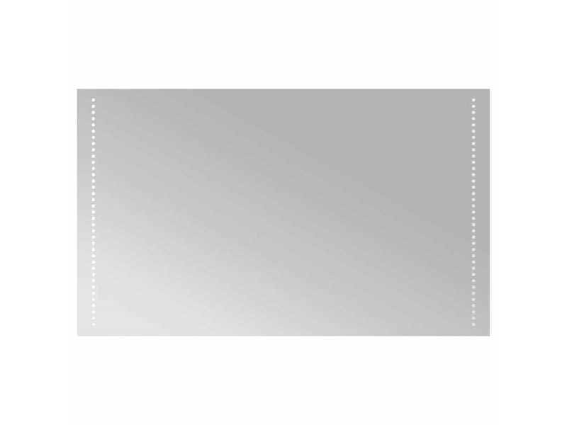  Miroir de salle de bain, miroir de toilette à led 100x60 cm cf62491  - Conforama A