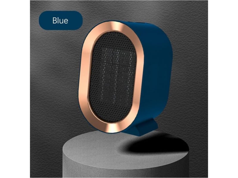  Chauffage soufflant de salle de bain mini chauffage d'appoint chauffage soufflant portable en céramique silencieux électrique chauffages électriques mobiles pour la maison et le petit bureau 1200w, bleu  - Conforama E