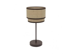 Lampe à poser fabrilamp roque naturelmarron 1 x e27 60 x 30 x 30 cm