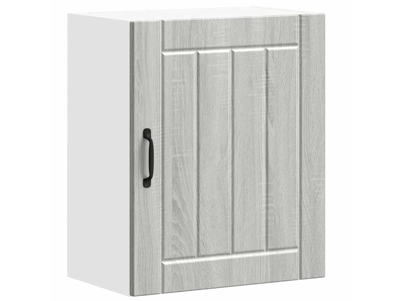  Meuble de rangement, armoire murale de cuisine lucca sonoma gris bois ingénierie shl6115  - Conforama A