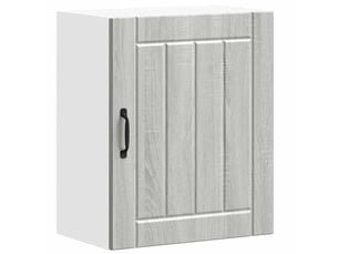 Meuble de rangement, armoire murale de cuisine lucca sonoma gris bois ingénierie shl6115