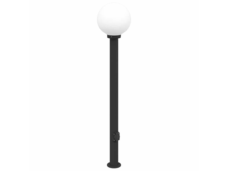  Borne lumineuse avec sortie 120 cm noir ip44  - Conforama A