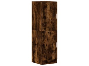 Meuble de rangement, armoire de cuisine chêne fumé 38x41,5x131,5cm bois ingénierie