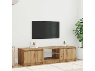 Meuble tv coloris marron 140 cm <strong></strong> <strong></strong>