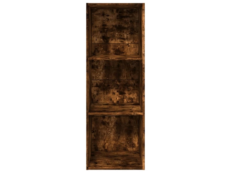  Bibliothèque, étagère de rangement chêne fumé 40x30x114 cm bois d'ingénierie  - Conforama D