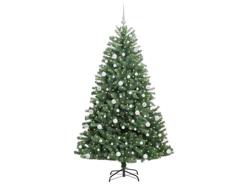  Sapin de noël artificiel, arbre de noël à branches articulées vert 180 cm shl7586  - Conforama C