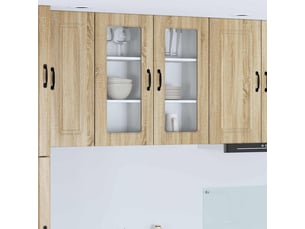 Meuble mural de cuisine | armoire de cuisine chêne sonoma 40x31x80cm shl8514