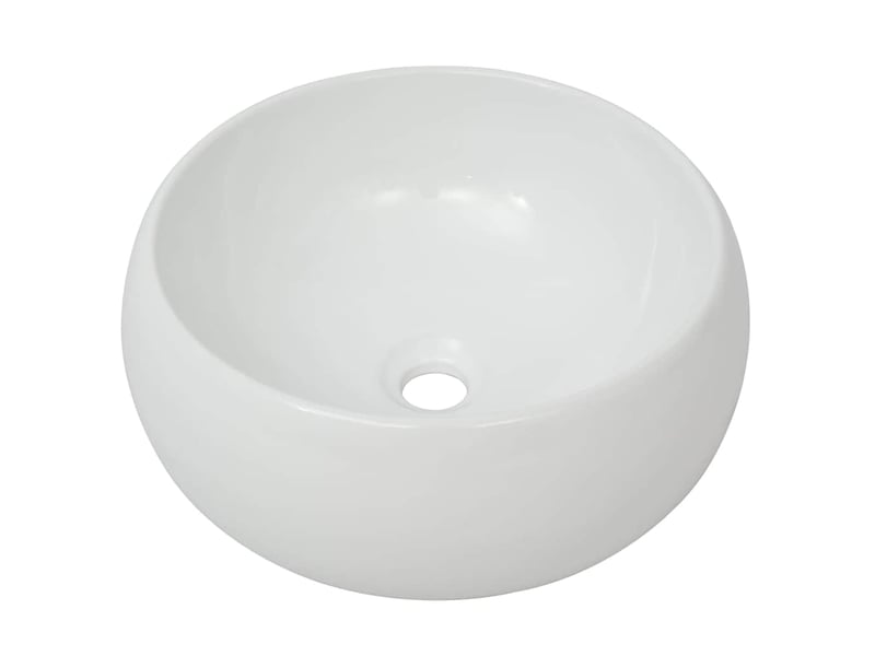 Meuble de salle de bain, armoire salle de bain en deux pièces céramique chêne cf65440 - Conforama C