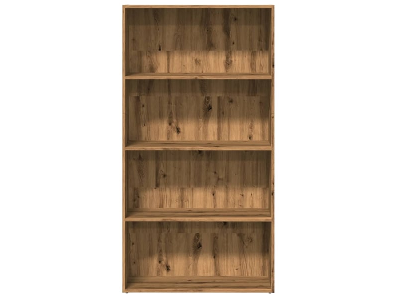  Bibliothèque, étagère de rangement chêne artisanal 80x30x152 cm bois d'ingénierie  - Conforama D