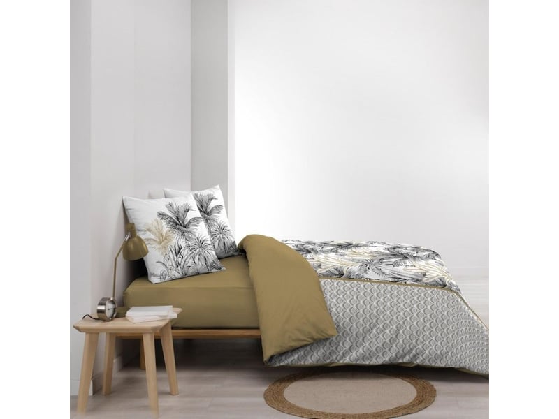  Housse de couette 260x240 + 2 taies dakar  coton  - Conforama C