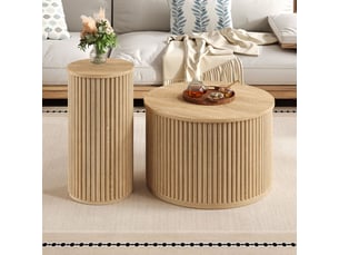 Table basse coloris naturel SOGEU