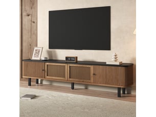 Meuble tv coloris bicolore 190 cm <strong>MIVRAY </strong> <strong></strong>