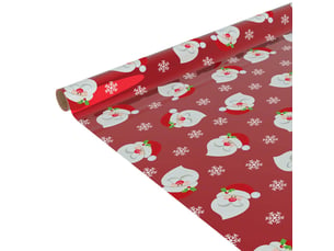 Papier cadeau métallisé imprimé 200x70cm assorti