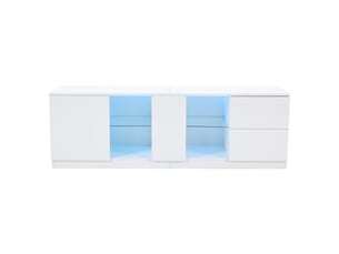 Meuble tv coloris blanc    