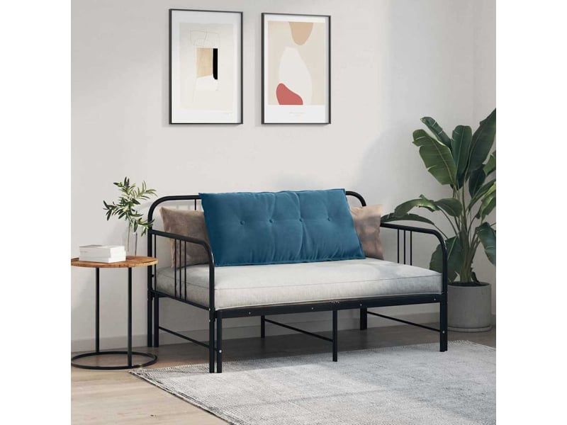  Coussin de dos, coussin de dossier bleu 100 x 50 cm tissu en velours côtelé cf54505  - Conforama D