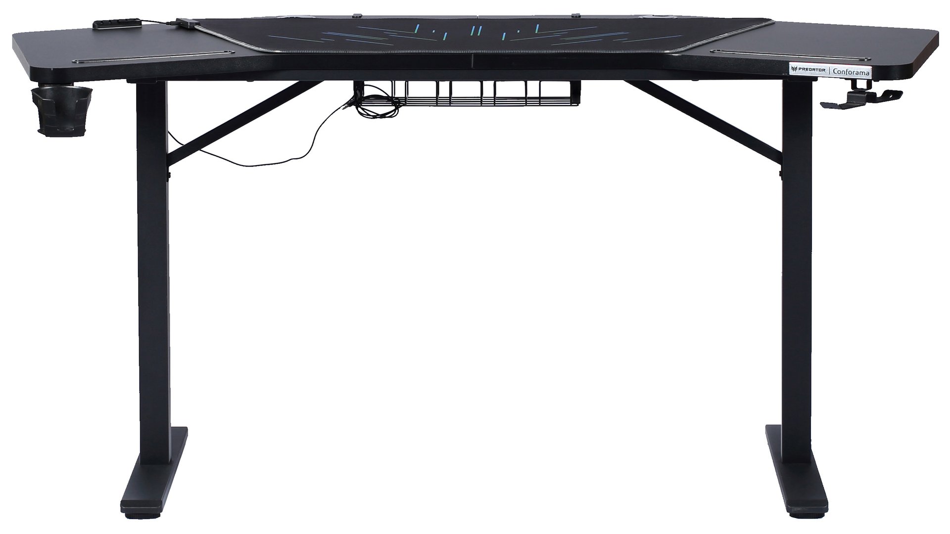 PREDATOR X CONFORAMA Bureau gaming 116 cm PREDATOR X CONFORAMA PROCYON2 noir 75 Conforama