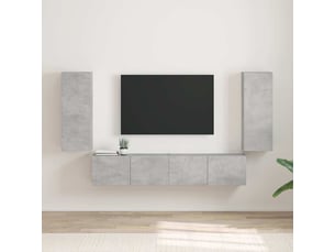 Meuble tv coloris gris 1 cm <strong></strong> <strong></strong>