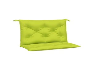 Lot de 2 coussins de banc de jardin, coussins d'assise vert vif tissu oxford cf58709