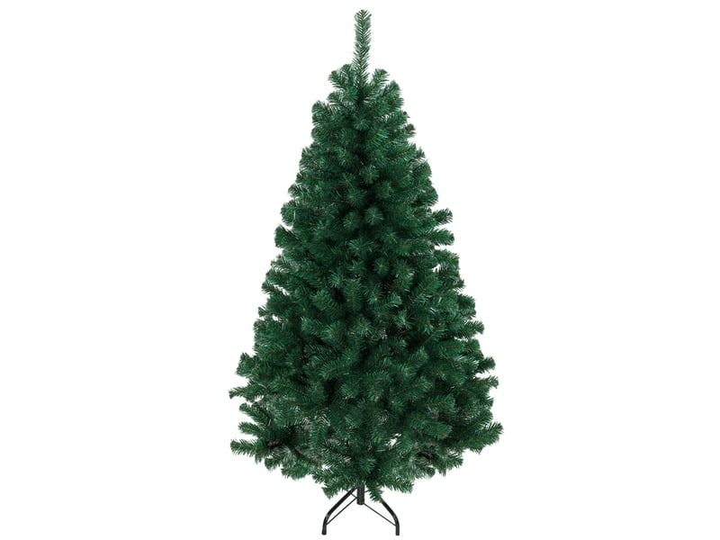  Sapin de noël artificiel 150 cm 420 pointes support pliable en acier  - Conforama A