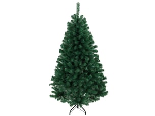 Sapin de noël artificiel 150 cm 420 pointes support pliable en acier