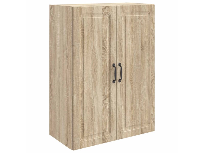  Armoire murale salon 66x34,5x90cm bois d'ingénierie chêne sonoma shl7850  - Conforama A