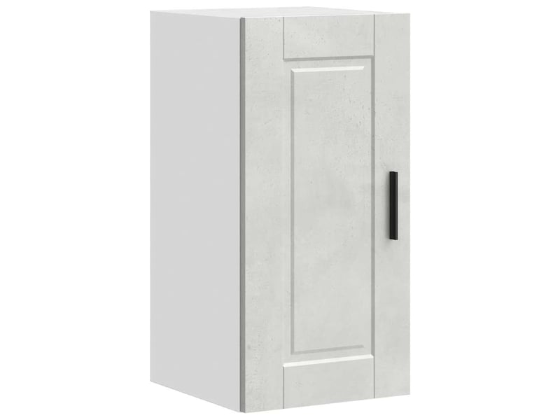  Meuble de rangement, armoire murale de cuisine porto gris béton bois d'ingénierie shl9172  - Conforama A