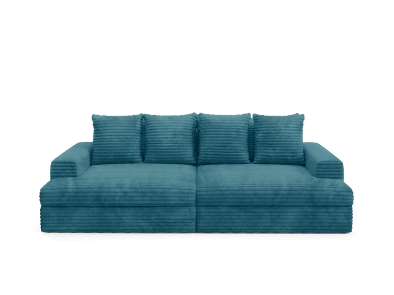  Canapé caldo tilia à confort élevé couleur : tilia turquoise  - Conforama A