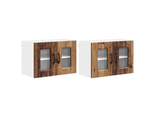 Meuble mural de cuisine | armoire de cuisine 2 pcs bois ancien shl7046