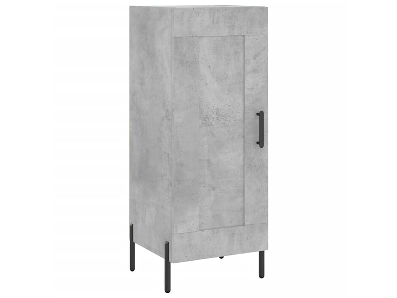  Buffet haut - bahut - meuble de rangement gris béton 34,5x34x180 cm bois d'ingénierie  - Conforama E