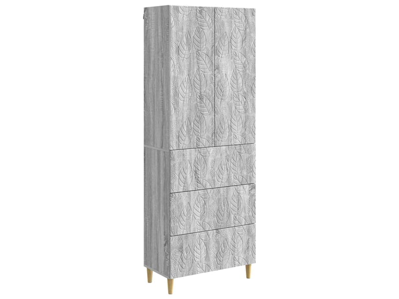  Ensemble de meubles 2 pcs, rangement de salon 66 x 34,5 x 90 cm bois d'ingénierie shl9709  - Conforama A